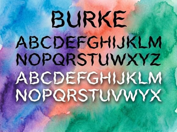 Burke: The Perfect Font for Your Creative and Fluid Branding Needs