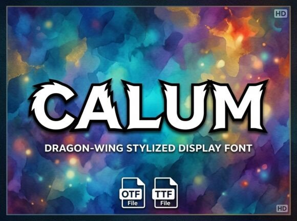 Calum: The Avant-Garde Font for Bold and Distinctive Design