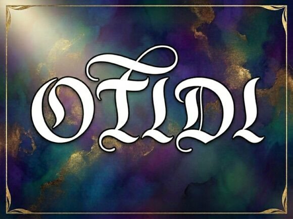Discover Otidi: A Bold and Artistic Display Font