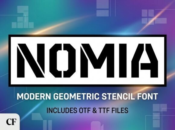Elevate Your Creative Projects with Nomia: A Distinctive Decorative Display Font