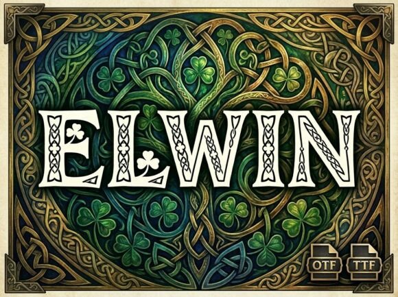 Elwin: A Bold Decorative Display Font for Impact