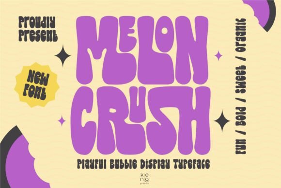 Exploring the Vibrant Versatility of Melon Crush: A Font That Pops