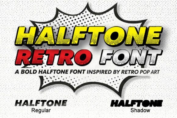 Halftone Retro: A Bold Blend of Nostalgia and Modern Design