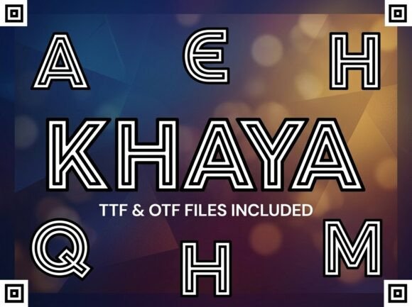 Khaya: The Dynamic Font for Sport and Style