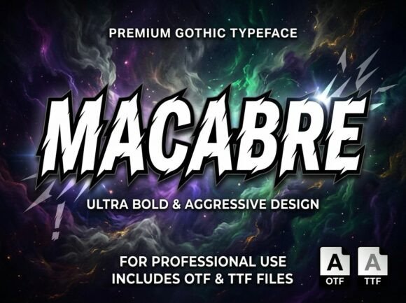 Macabre: Unleash Raw Intensity in Your Designs