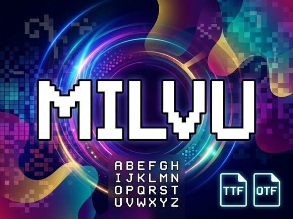 Milvu: Strategic Application of Decorative Display Typography
