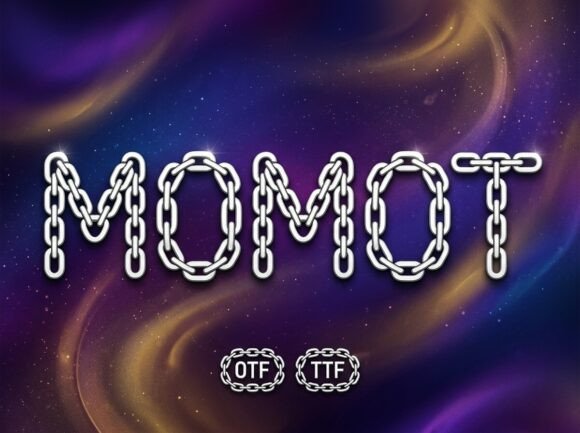 Momot Font: Bold Decorative Display Typography