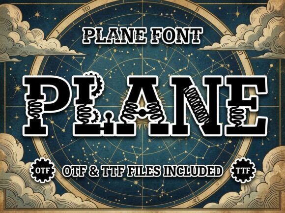Plane: A Robust Display Typeface for Inventive Minds