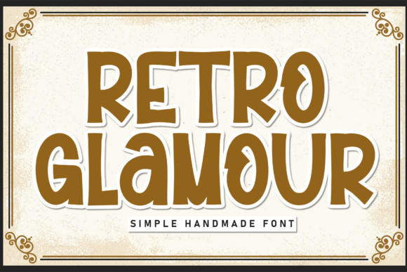 Retro Glamour: A Font of Enchanting Charm