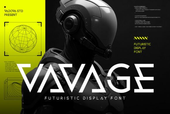 Vavage: The Futuristic Display Font for a Bold, Tech-Driven Edge